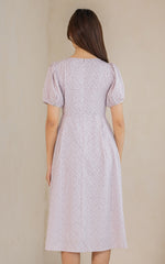 Emilia Printed Nursing Dress in Pink