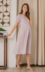 Emilia Printed Nursing Dress in Pink