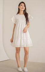 Grace Eyelet Nursing Dress