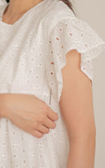 Grace Eyelet Nursing Dress