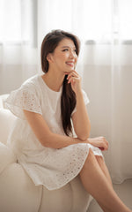 Grace Eyelet Nursing Dress