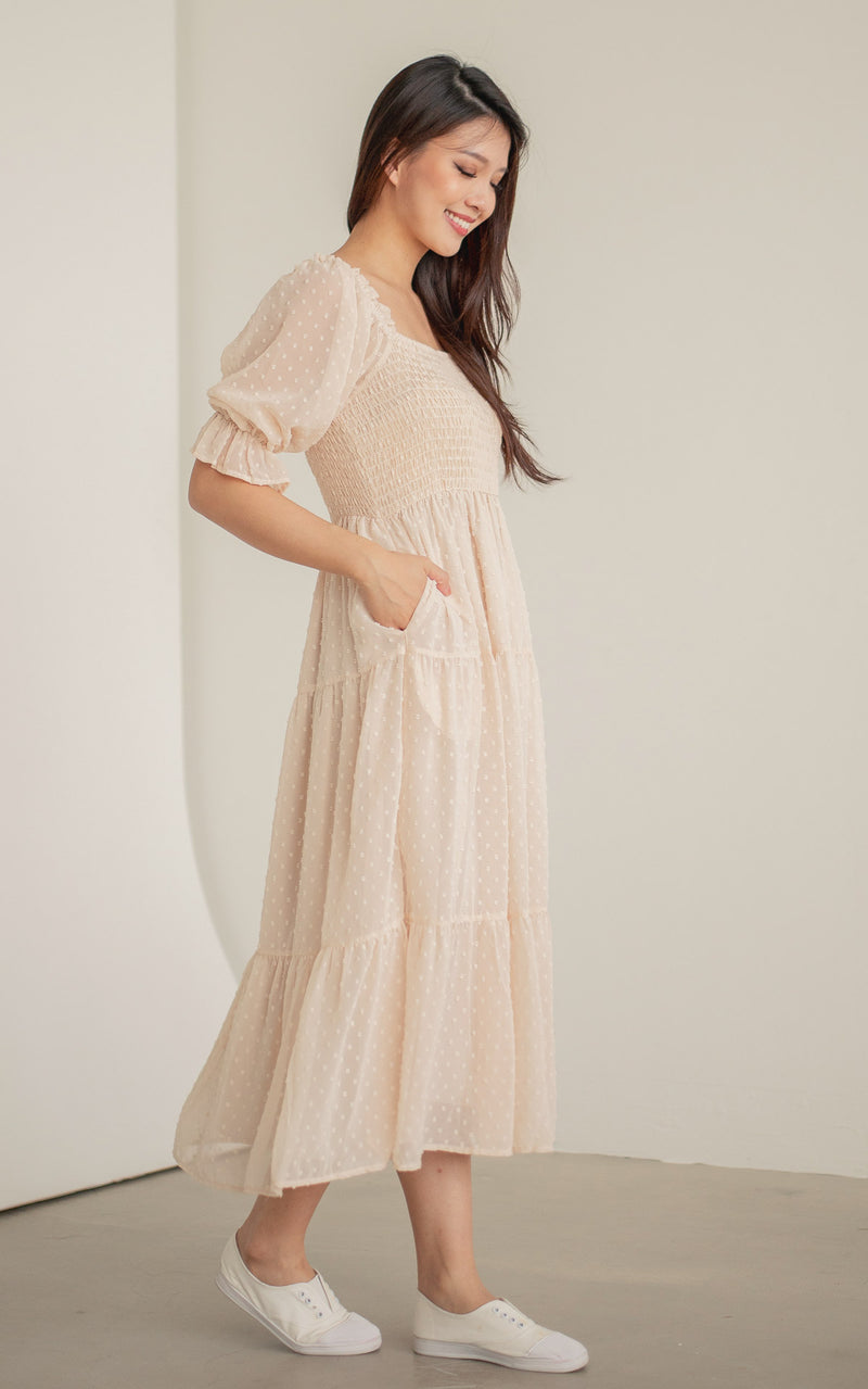 Isla Swiss Dots Nursing Dress