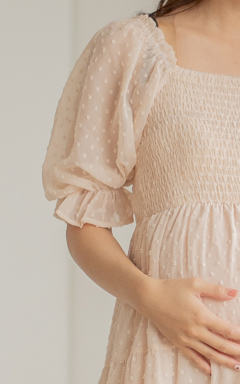 Isla Swiss Dots Nursing Dress