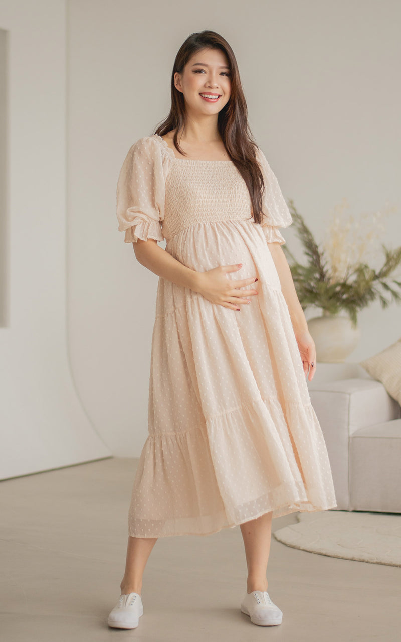 Isla Swiss Dots Nursing Dress