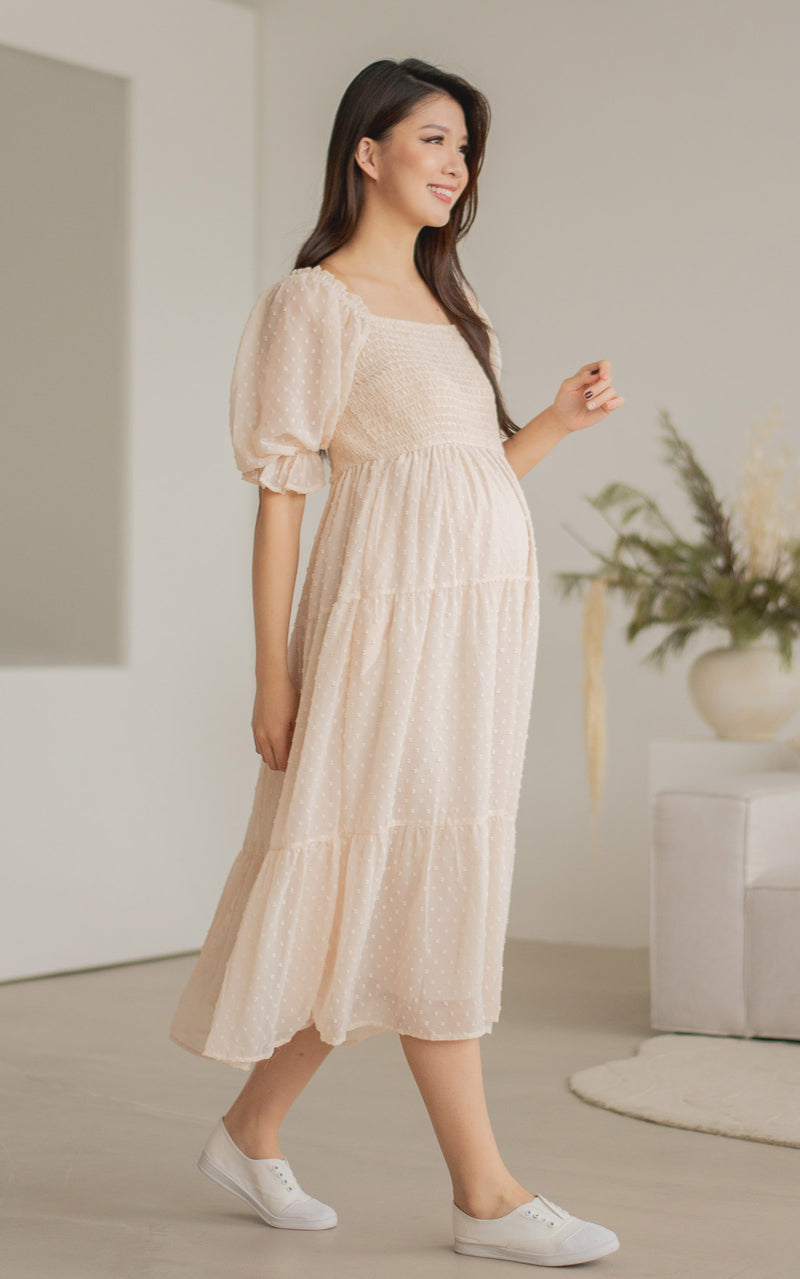 Isla Swiss Dots Nursing Dress