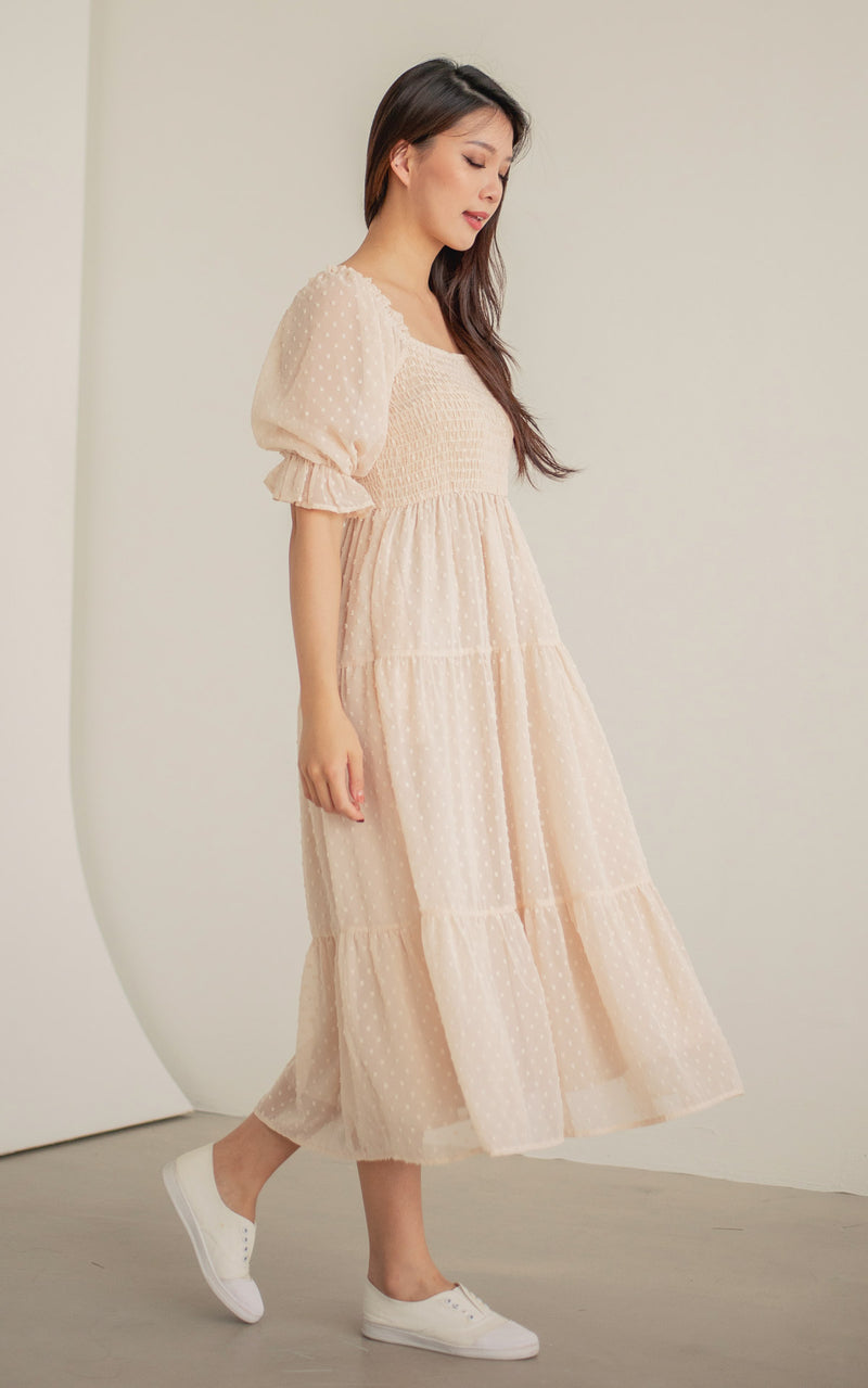 Isla Swiss Dots Nursing Dress