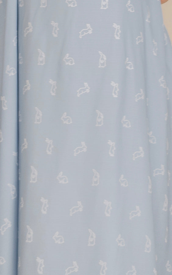 Juniper Rabbit Printed Nursing Dress