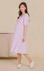Adelia Sleeved Nursing Midi Dress
