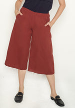 Avery Maternity Culottes in Rust  by Jump Eat Cry - Maternity and nursing wear