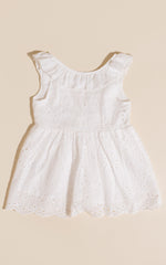 Fay Eyelet Girl Dress