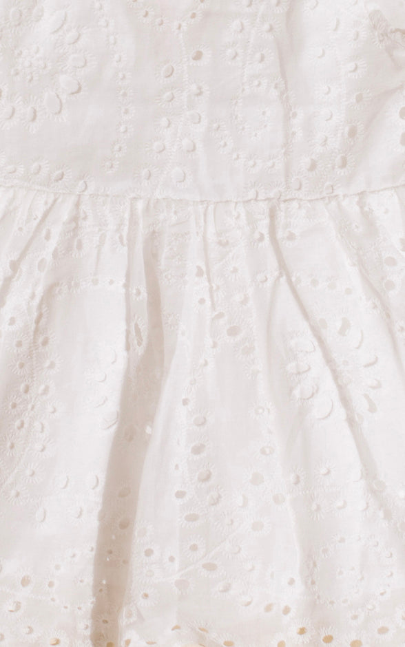 Fay Eyelet Girl Dress