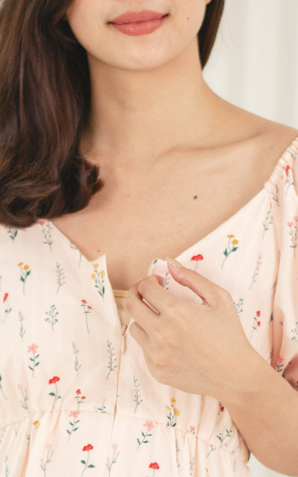 Faye Floral Nursing Dress