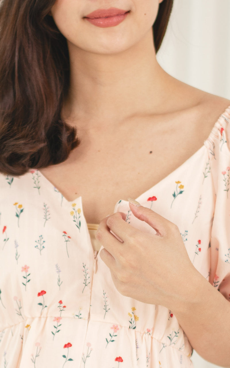 Faye Floral Nursing Dress