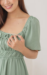 Loretta Smocked Midi Nursing Dress
