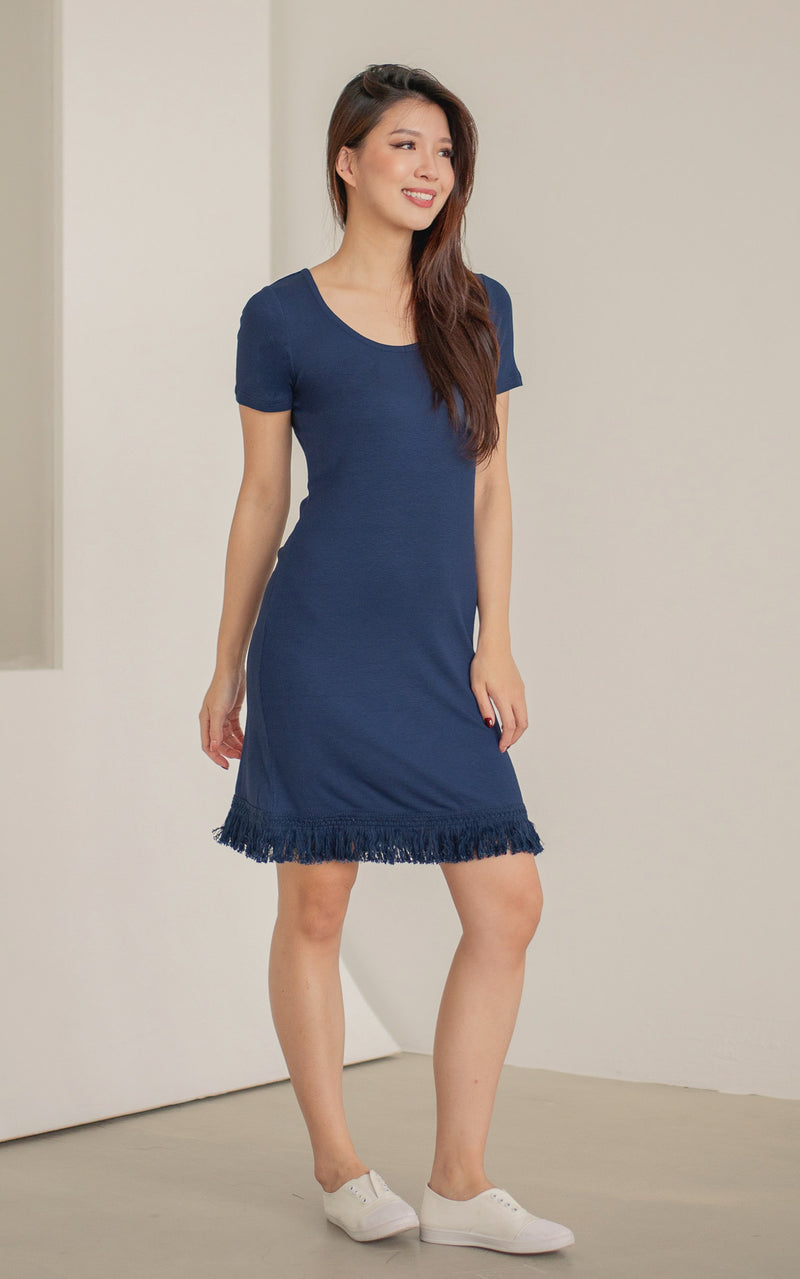 Luna Tassels Nursing Dress