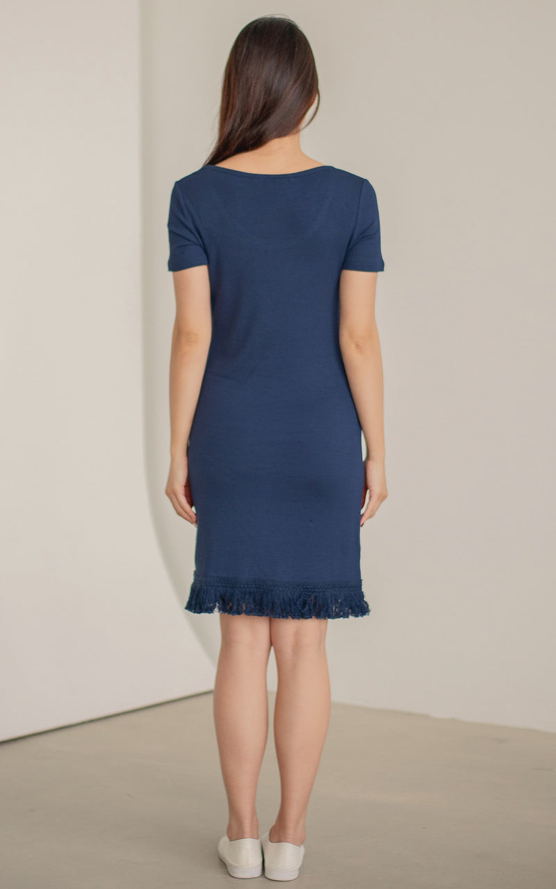 Luna Tassels Nursing Dress