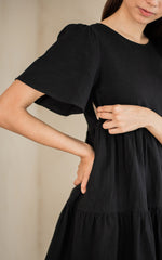 Maya Nursing Dress in Black