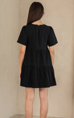 Maya Nursing Dress in Black
