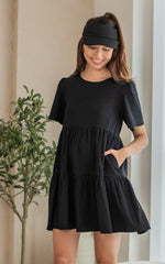 Maya Nursing Dress in Black