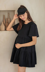 Maya Nursing Dress in Black