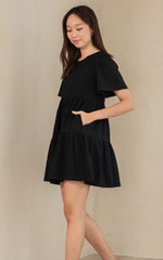 Maya Nursing Dress in Black