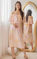 Multi-Way Off Shoulder Nursing Midi Dress