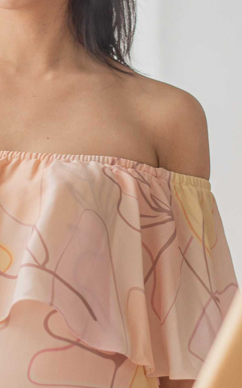 Multi-Way Off Shoulder Nursing Midi Dress