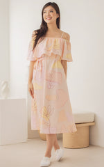 Multi-Way Off Shoulder Nursing Midi Dress