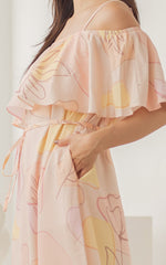 Multi-Way Off Shoulder Nursing Midi Dress