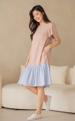 Robin Colourblock Cotton Nursing Dress