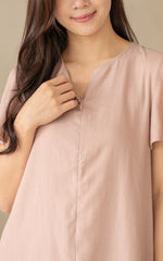 Robin Colourblock Cotton Nursing Dress