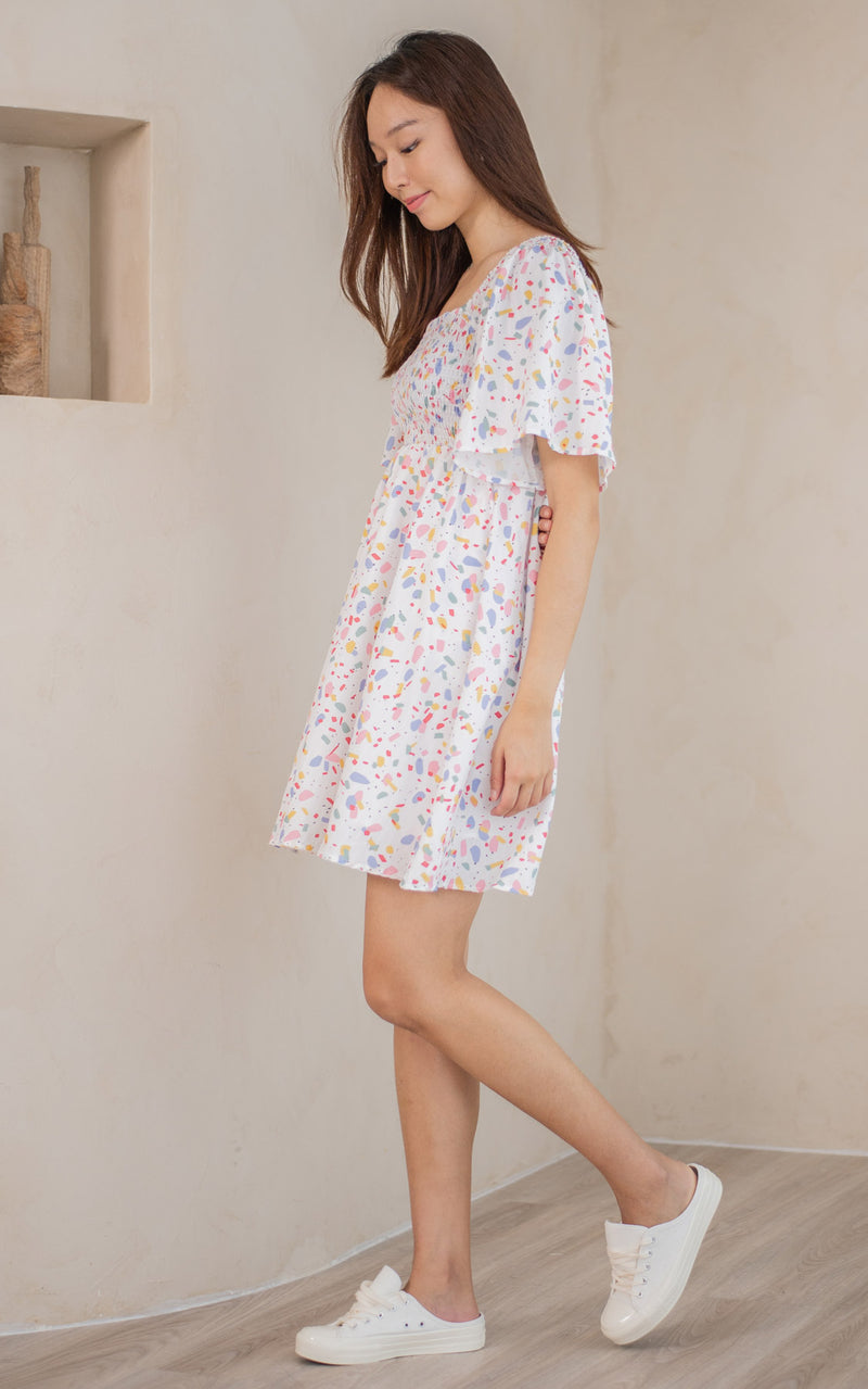 Stella Printed Nursing Dress
