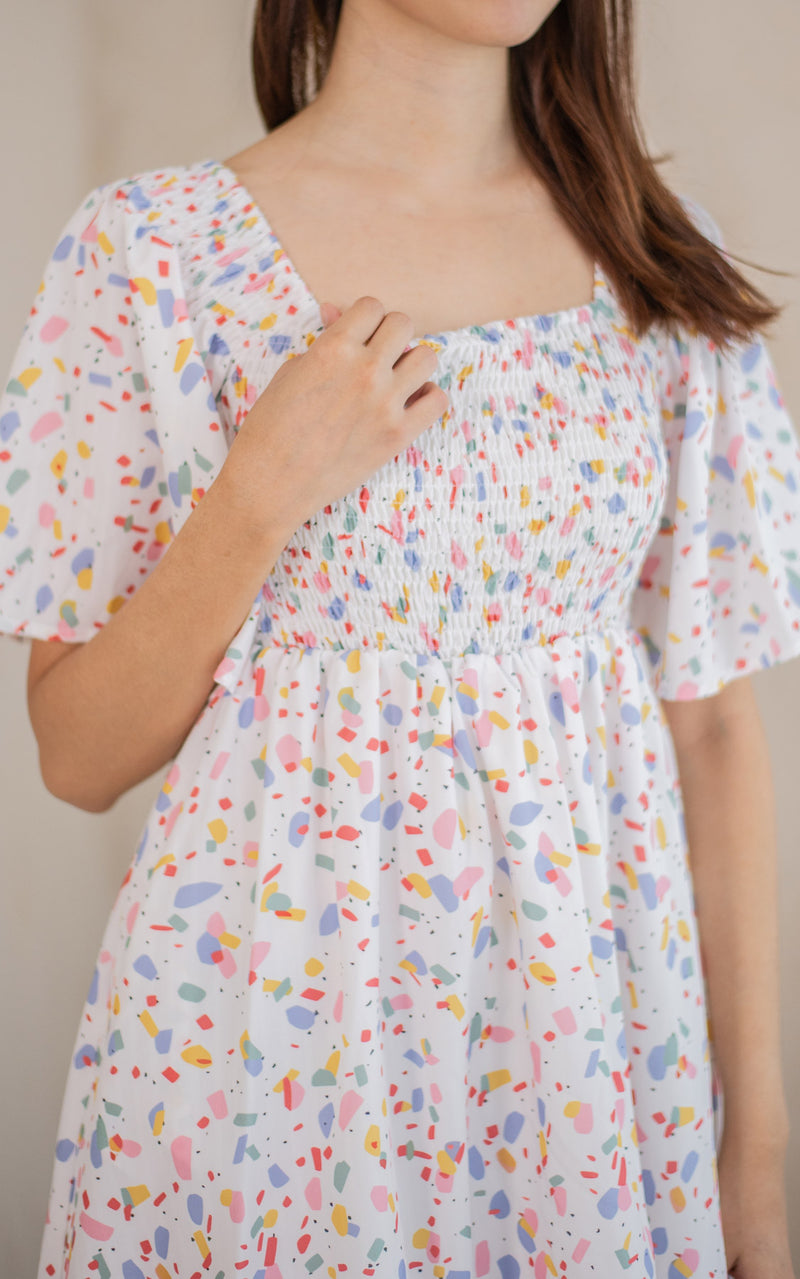 Stella Printed Nursing Dress