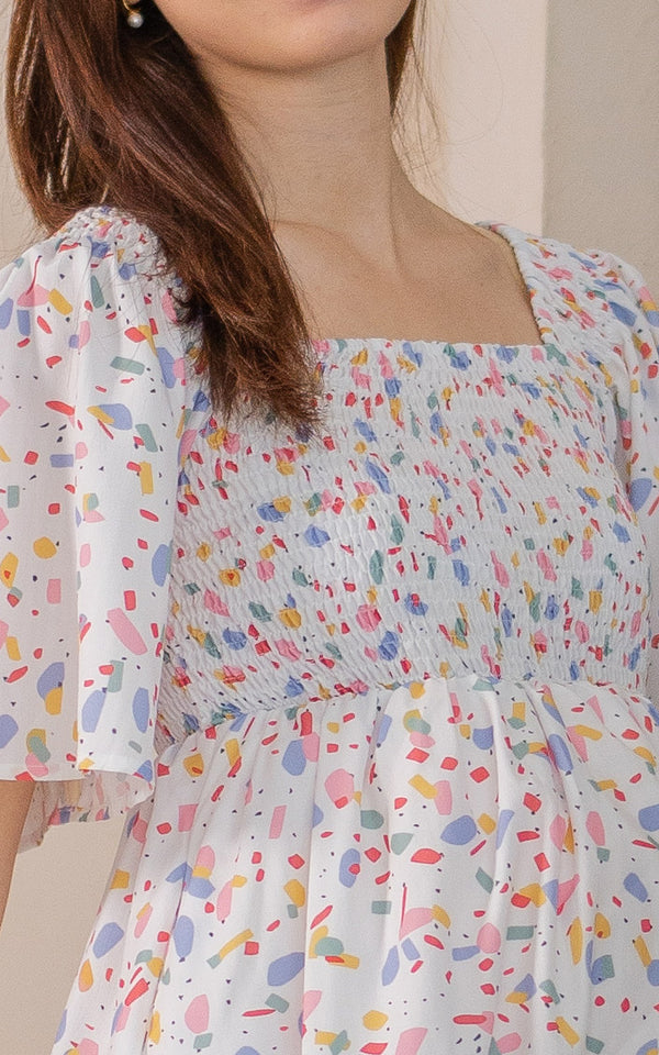 Stella Printed Nursing Dress
