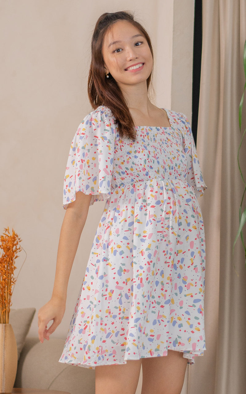 Stella Printed Nursing Dress