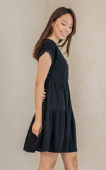Zoey Nursing Dress in Black