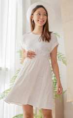Zoey Nursing Dress in Cream