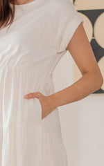 Zoey Nursing Dress in Cream